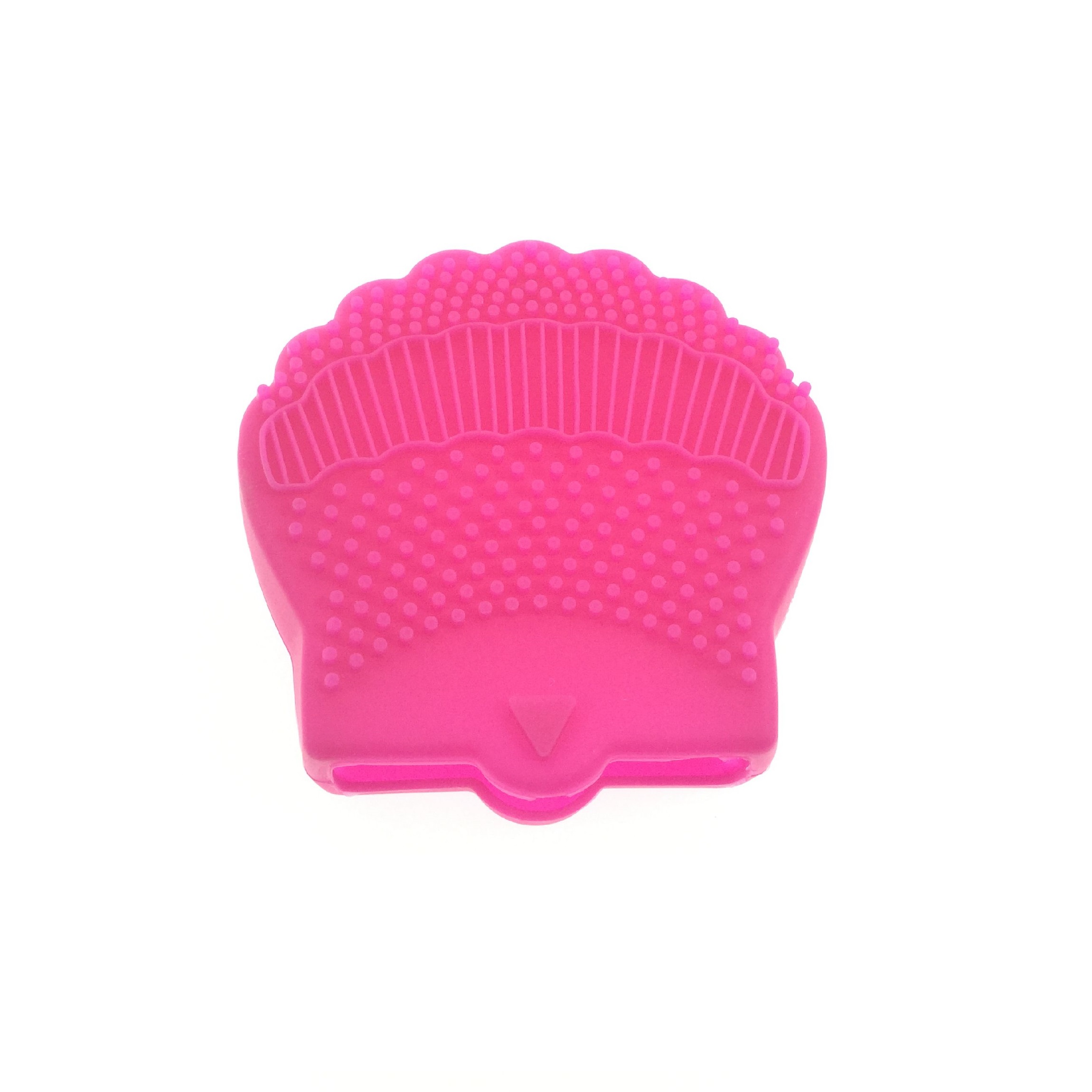 Shell Shape Silica Finger Glove Makeup Vask børste rengøringsmiddel