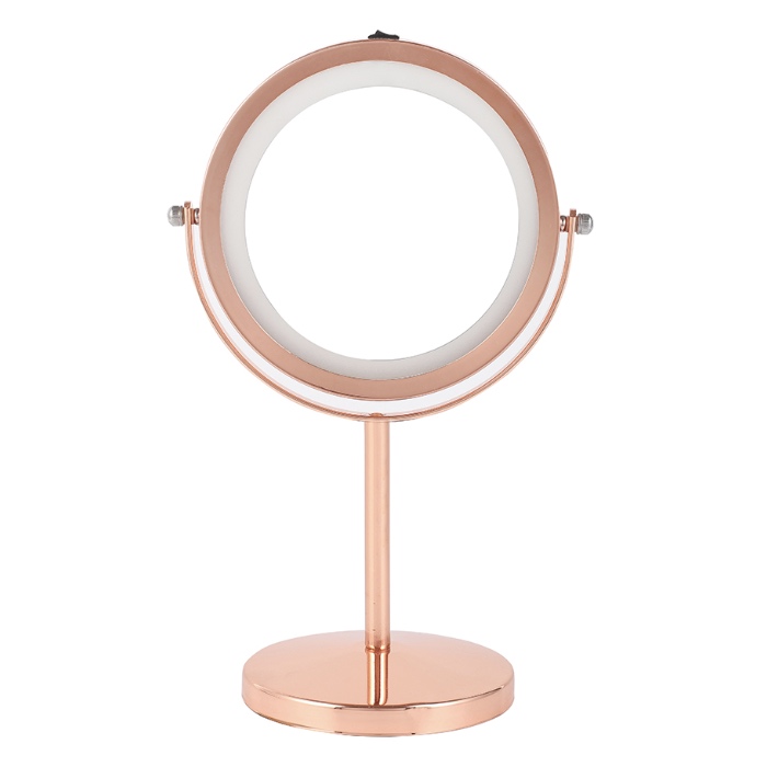 Bordplade Free Stående 5x Forstørrelses LED Cosmetic Mirror