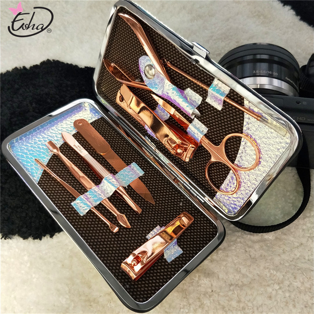 Multi-funktion neglefil pincet mini manicure sæt